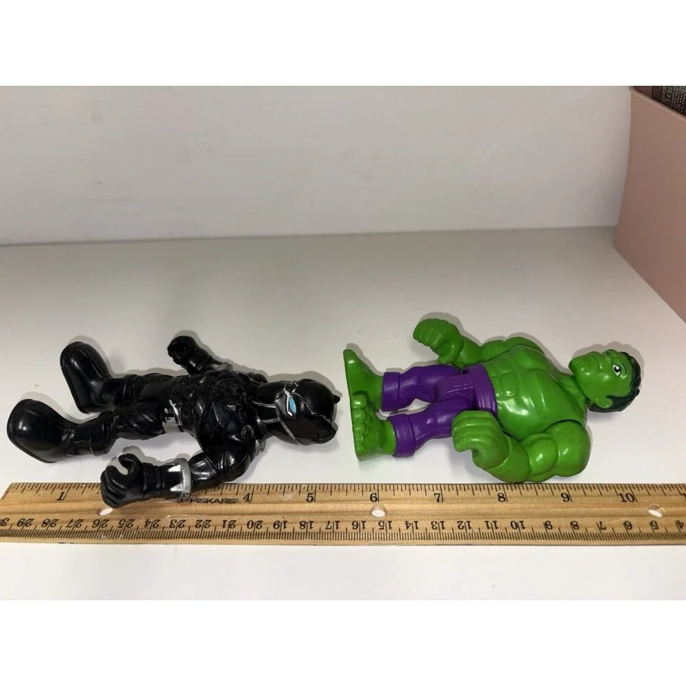 Playskool Heroes Marvel Super Hero Figures Hulk And Black Panther